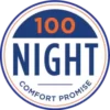 100 night comfort promise icon